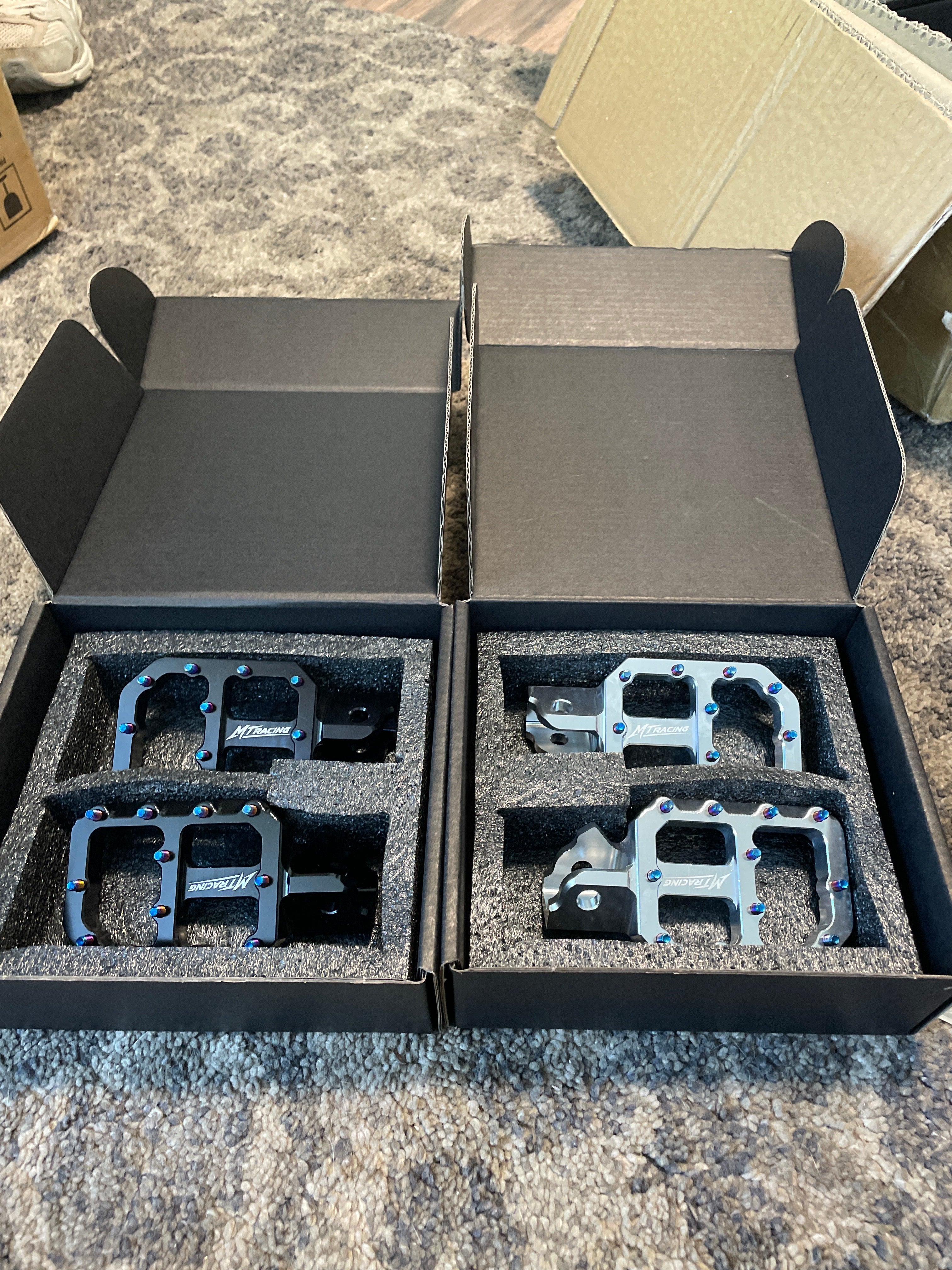 Pegs with titanium pins