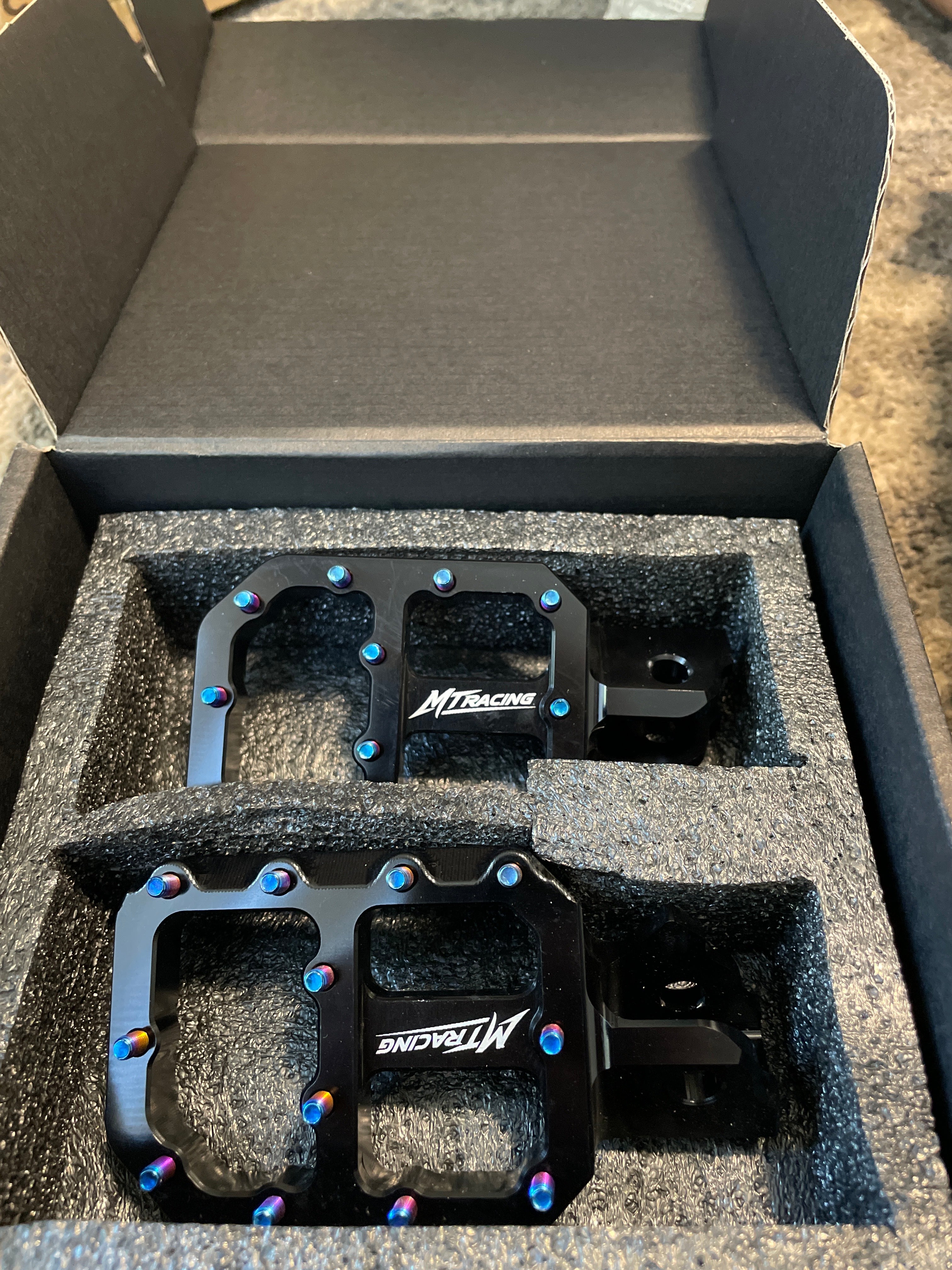 Pegs with titanium pins