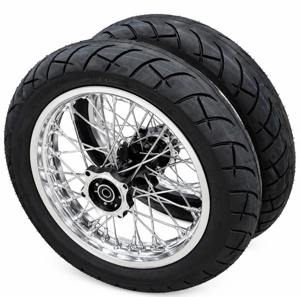 14in spoked wheel sets (CHROME