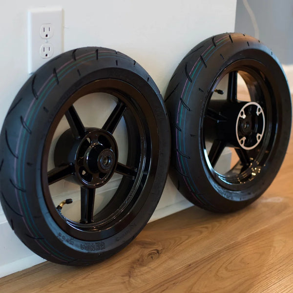 12in kenda curve supermoto wheelset